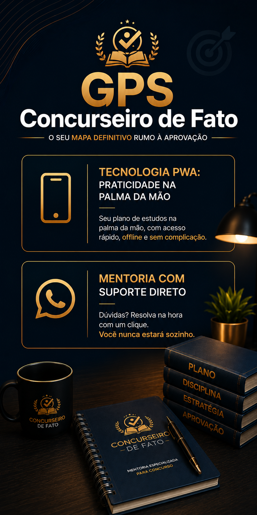 Mentoria Concursei de Fato